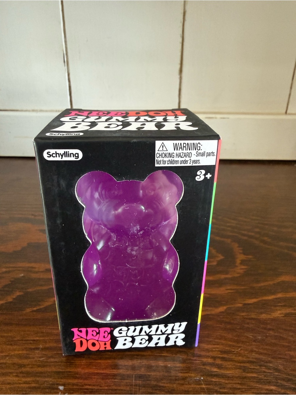 Schylling NeeDoh Gummy Bear Squeeze Toy - Purple